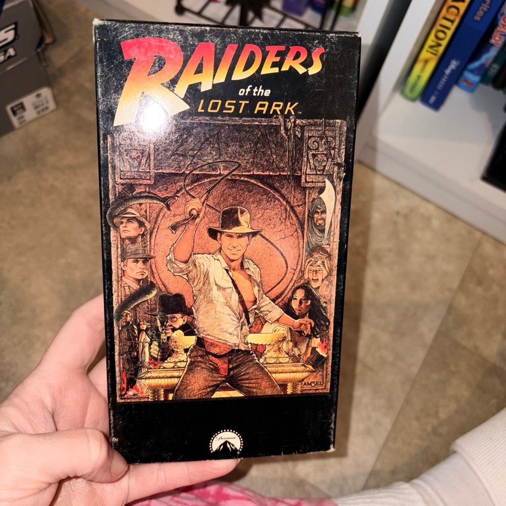 Raiders of the Lost Ark VHS 1989 Paramount Harrison Ford Indiana Jones 1376 PG